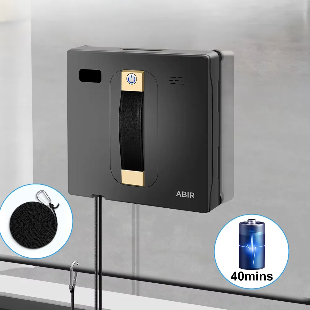 Robot limpiacristales ABIR WD8 avec autonomie de 40 minutes et corde de sécurité