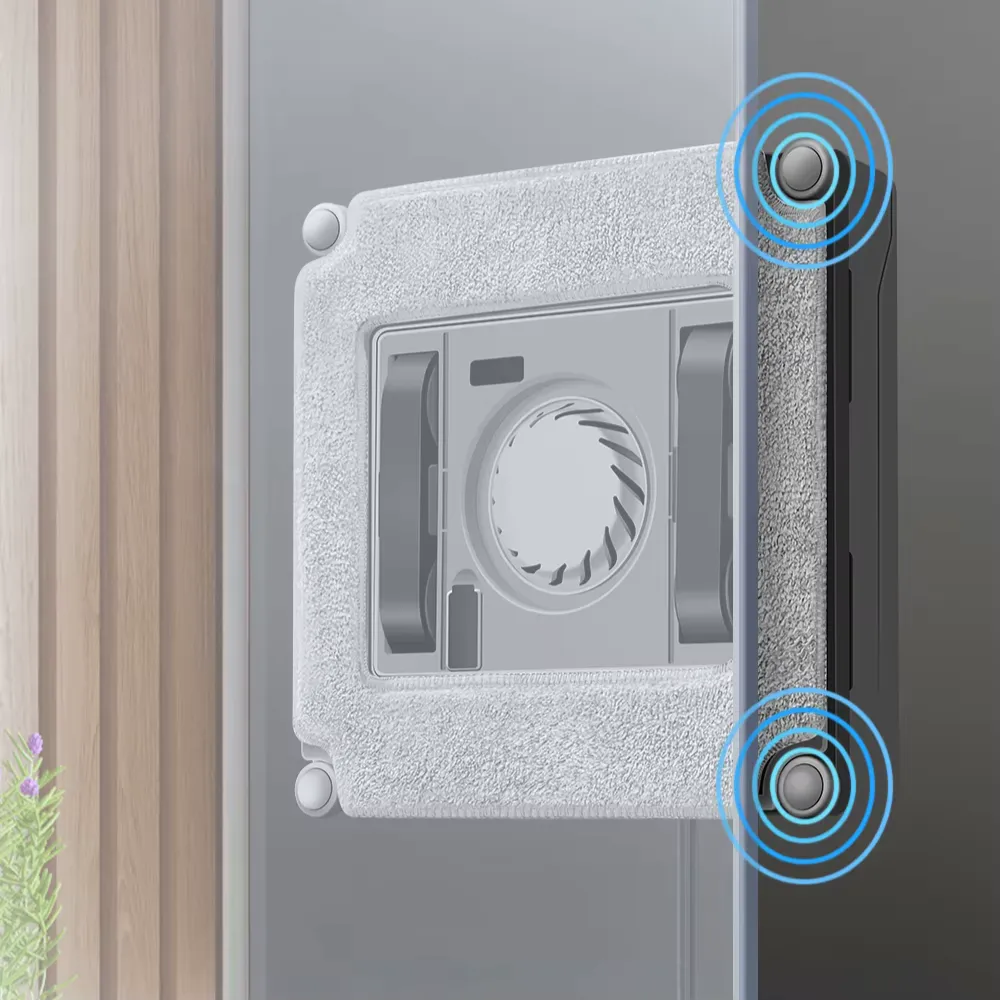 Système de double aspiration pour robot limpiacristales