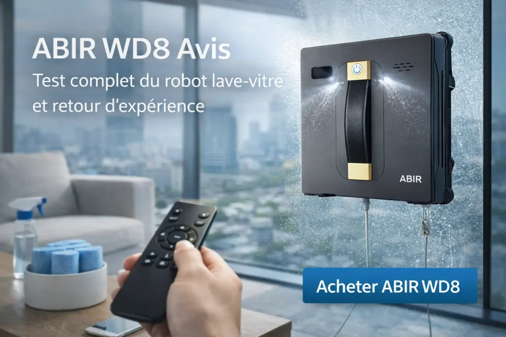 ABIR WD8, opiniones: prueba completa del robot limpiacristales y experiencia real
