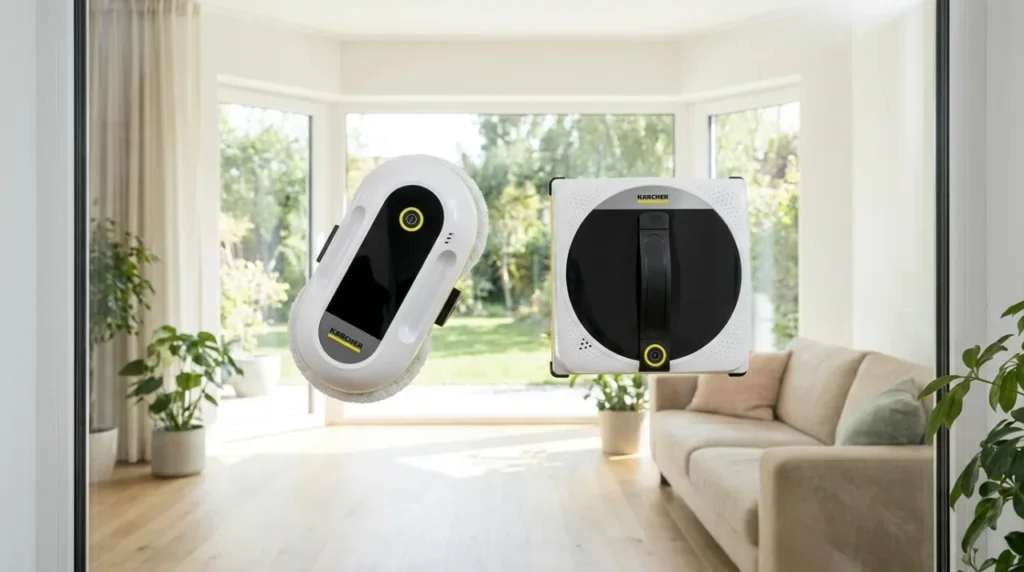 Robot limpiacristales Kärcher: análisis completo de los modelos RCW en 2026