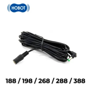 Cable Hobot de recambio enrollado sobre fondo blanco