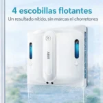 Robot limpiacristales ABIR WD9, 4 escobillas flotantes antimarcas