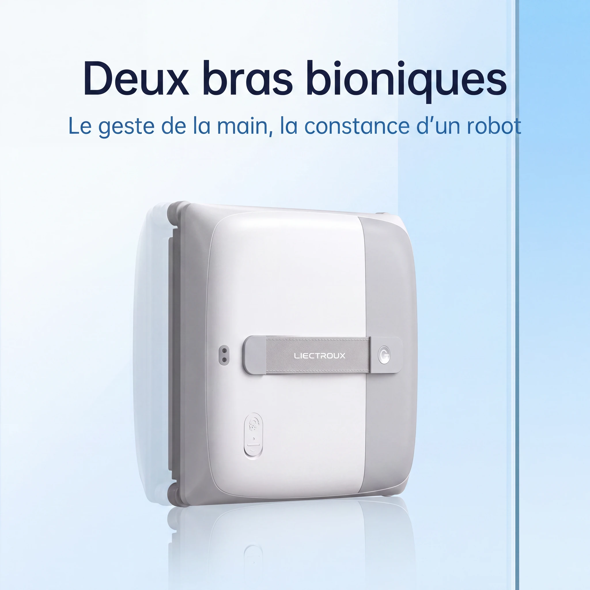 Liectroux G9: dos brazos biónicos articulados secan el cristal