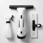Kit Vitronet: limpiacristales eléctrico sin cable, pulverizador de 300 ml y paño de microfibra