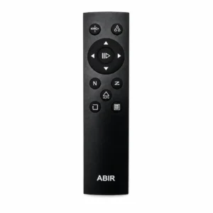 Mando a distancia ABIR negro con teclas direccionales y modos N, Z y Auto