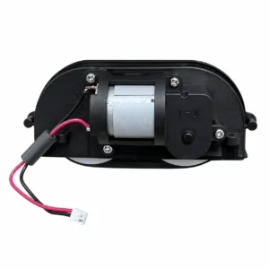 Bloque de oruga motorizado izquierdo para robots limpiacristales Rophier CC903 y CC906, vista de frente con motor y conector