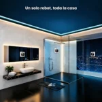 Un solo robot para toda la casa: cristales, espejo y mampara de ducha