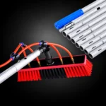 Secciones de pértiga de aluminio y cabezal de cepillo del SolarClean 9M